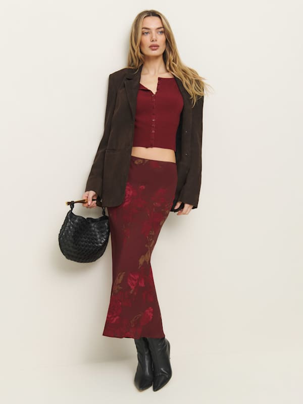 Layla Skirt - Barcelona Border